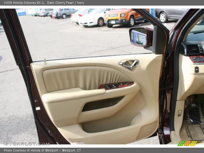 Dark Cherry Pearl / Ivory 2008 Honda Odyssey EX-L