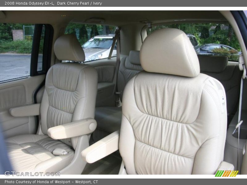 Dark Cherry Pearl / Ivory 2008 Honda Odyssey EX-L
