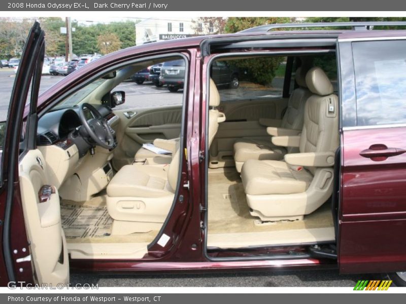 Dark Cherry Pearl / Ivory 2008 Honda Odyssey EX-L