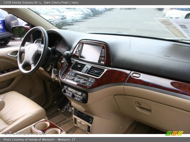 Dark Cherry Pearl / Ivory 2008 Honda Odyssey EX-L