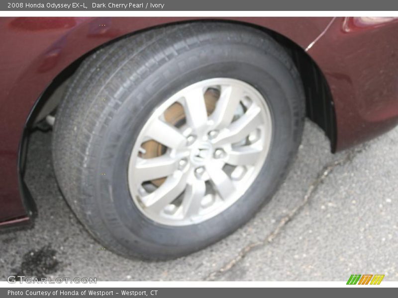 Dark Cherry Pearl / Ivory 2008 Honda Odyssey EX-L
