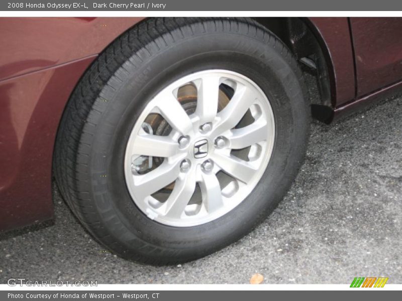 Dark Cherry Pearl / Ivory 2008 Honda Odyssey EX-L