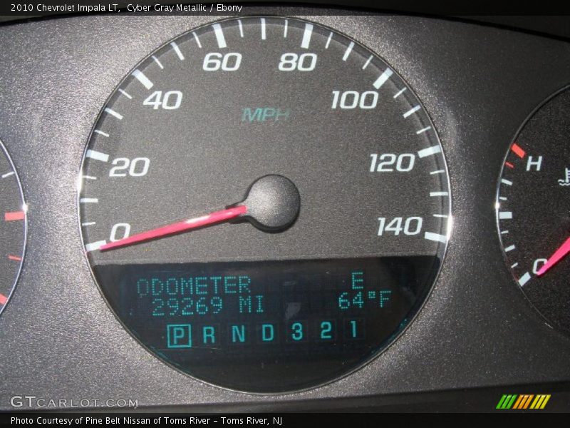 Cyber Gray Metallic / Ebony 2010 Chevrolet Impala LT