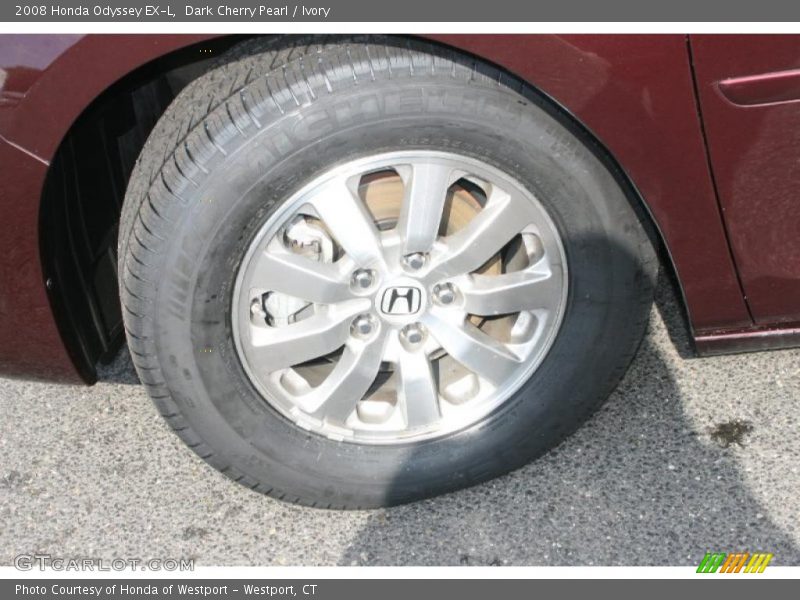 Dark Cherry Pearl / Ivory 2008 Honda Odyssey EX-L