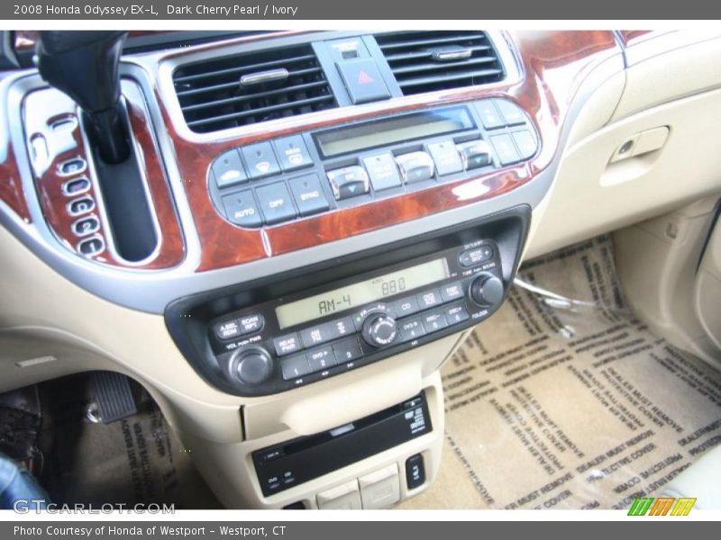 Dark Cherry Pearl / Ivory 2008 Honda Odyssey EX-L