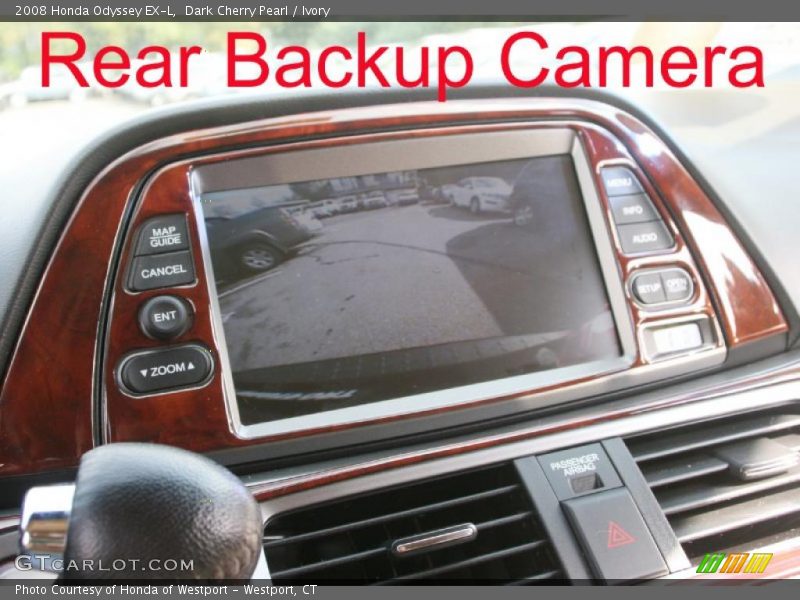 Dark Cherry Pearl / Ivory 2008 Honda Odyssey EX-L