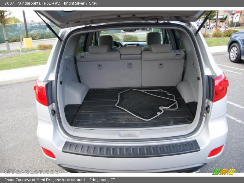 Bright Silver / Gray 2007 Hyundai Santa Fe SE 4WD