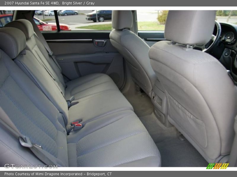 Bright Silver / Gray 2007 Hyundai Santa Fe SE 4WD