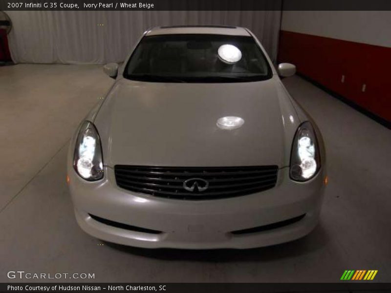 Ivory Pearl / Wheat Beige 2007 Infiniti G 35 Coupe