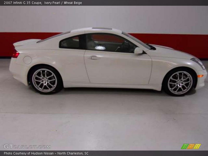 Ivory Pearl / Wheat Beige 2007 Infiniti G 35 Coupe