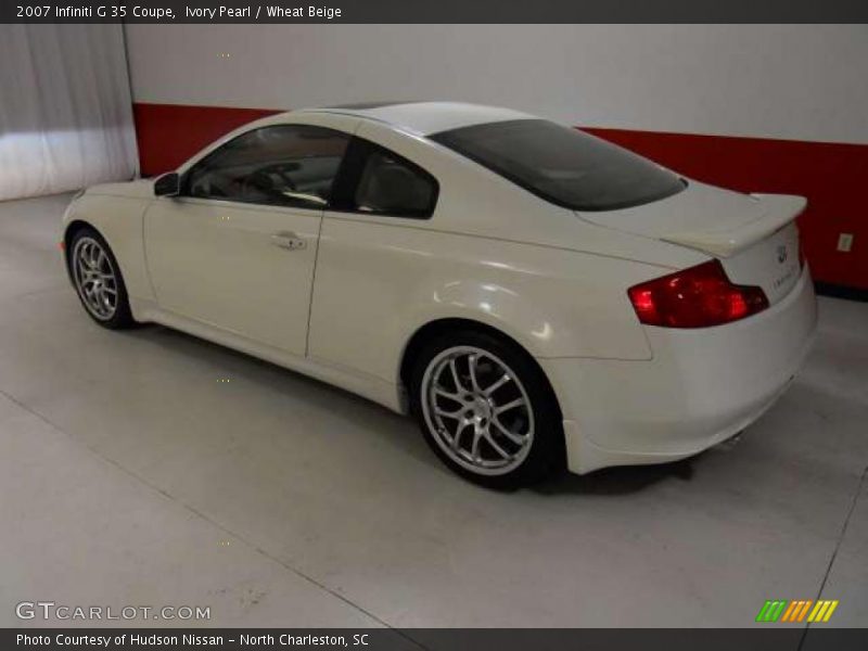 Ivory Pearl / Wheat Beige 2007 Infiniti G 35 Coupe