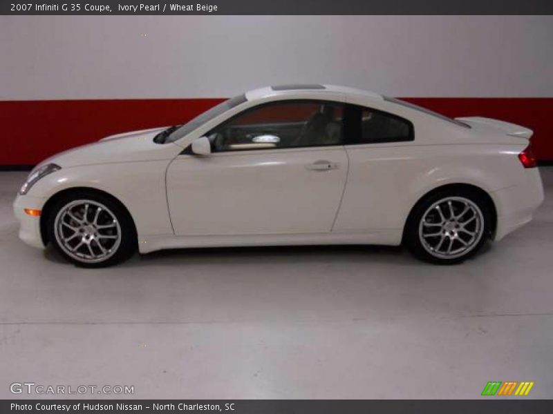 Ivory Pearl / Wheat Beige 2007 Infiniti G 35 Coupe