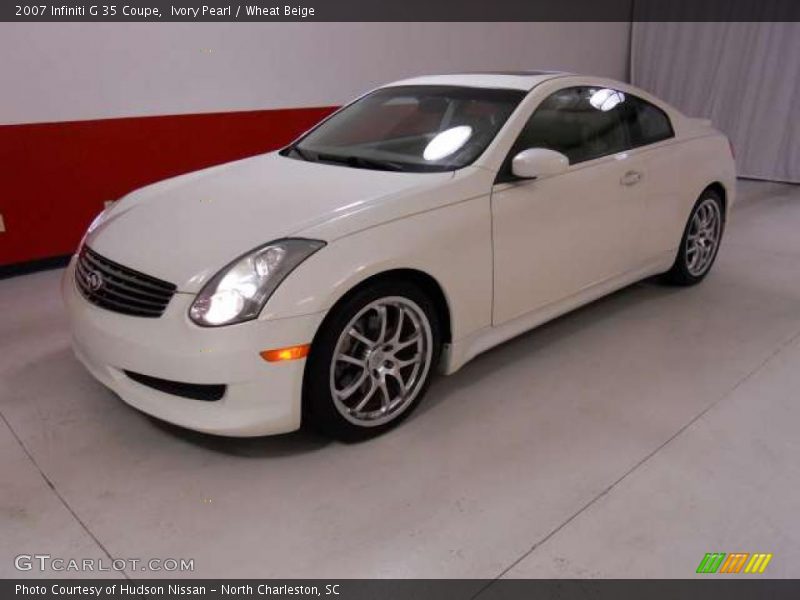 Ivory Pearl / Wheat Beige 2007 Infiniti G 35 Coupe