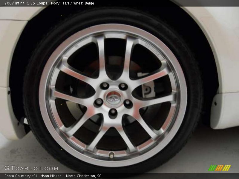 Ivory Pearl / Wheat Beige 2007 Infiniti G 35 Coupe