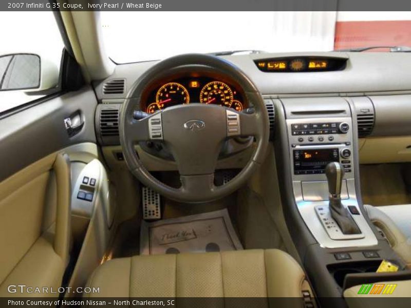 Ivory Pearl / Wheat Beige 2007 Infiniti G 35 Coupe