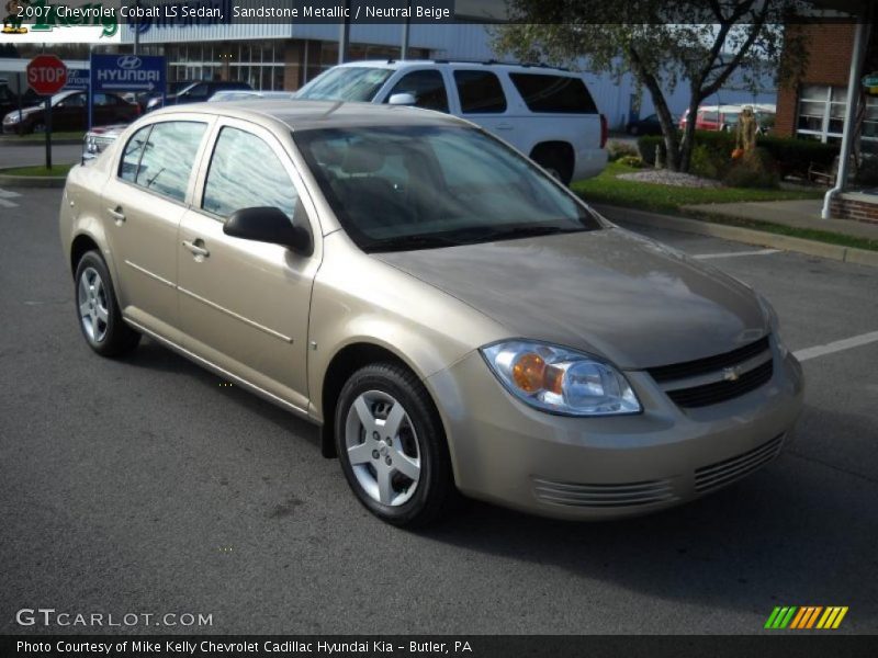 Sandstone Metallic / Neutral Beige 2007 Chevrolet Cobalt LS Sedan