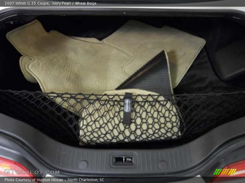 Ivory Pearl / Wheat Beige 2007 Infiniti G 35 Coupe