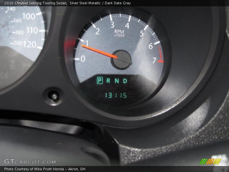 Silver Steel Metallic / Dark Slate Gray 2010 Chrysler Sebring Touring Sedan