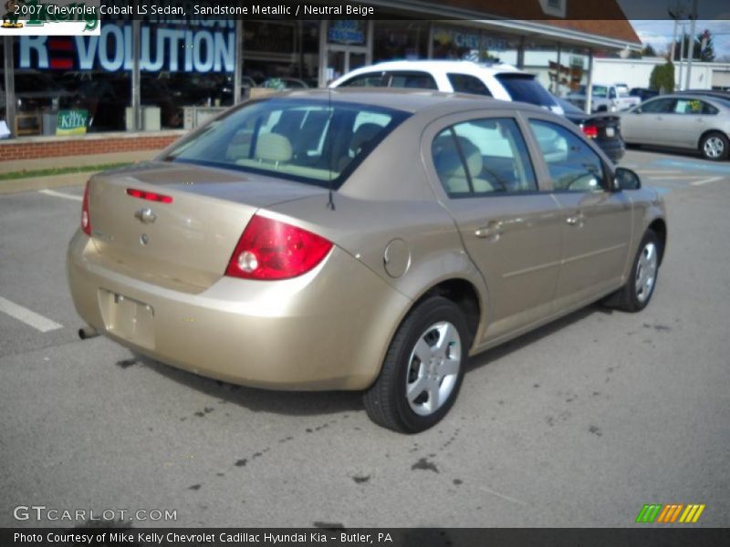 Sandstone Metallic / Neutral Beige 2007 Chevrolet Cobalt LS Sedan