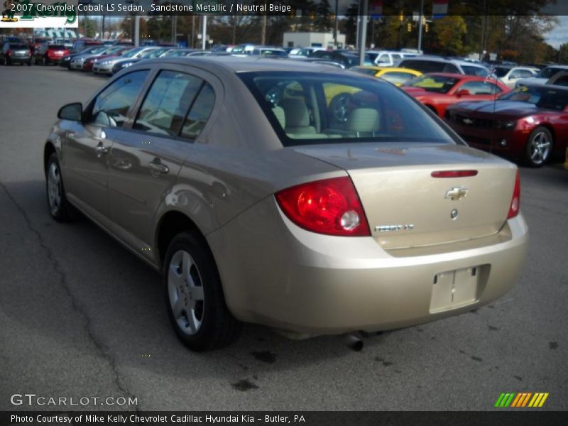 Sandstone Metallic / Neutral Beige 2007 Chevrolet Cobalt LS Sedan