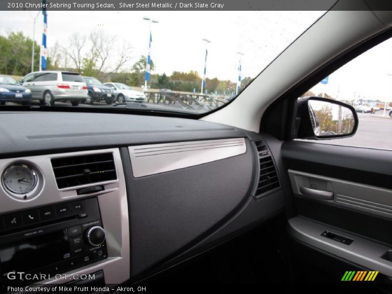 Silver Steel Metallic / Dark Slate Gray 2010 Chrysler Sebring Touring Sedan