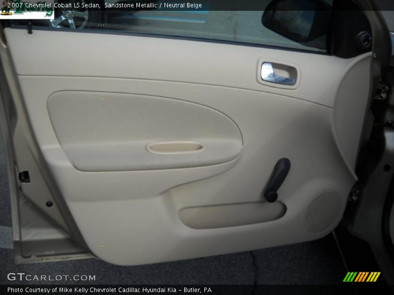 Sandstone Metallic / Neutral Beige 2007 Chevrolet Cobalt LS Sedan
