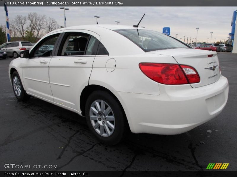 Stone White / Dark Slate Gray 2010 Chrysler Sebring Touring Sedan