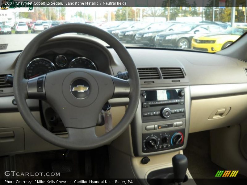 Sandstone Metallic / Neutral Beige 2007 Chevrolet Cobalt LS Sedan