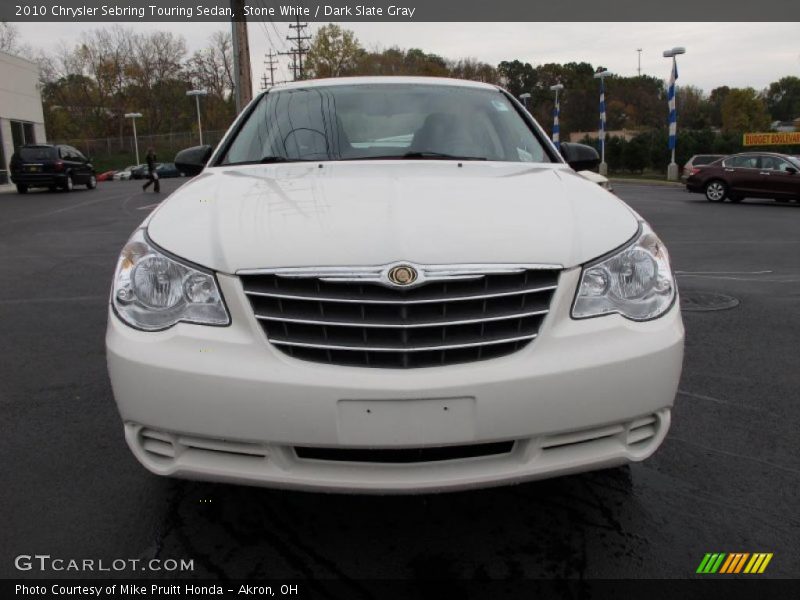 Stone White / Dark Slate Gray 2010 Chrysler Sebring Touring Sedan