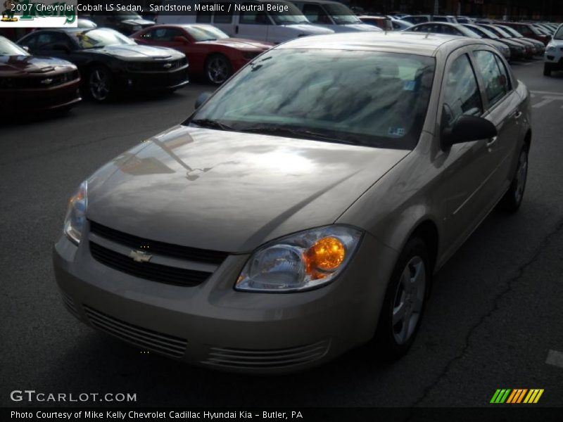 Sandstone Metallic / Neutral Beige 2007 Chevrolet Cobalt LS Sedan