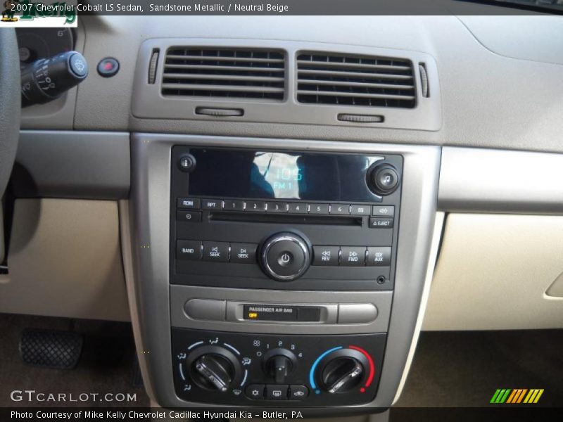 Sandstone Metallic / Neutral Beige 2007 Chevrolet Cobalt LS Sedan