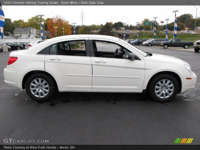 Stone White / Dark Slate Gray 2010 Chrysler Sebring Touring Sedan