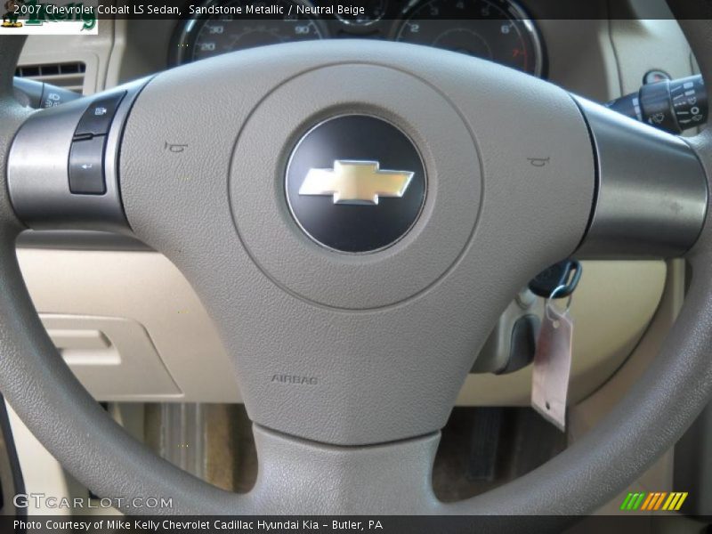Sandstone Metallic / Neutral Beige 2007 Chevrolet Cobalt LS Sedan