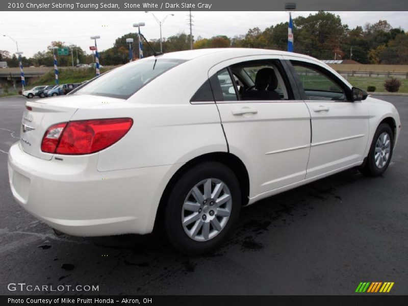 Stone White / Dark Slate Gray 2010 Chrysler Sebring Touring Sedan