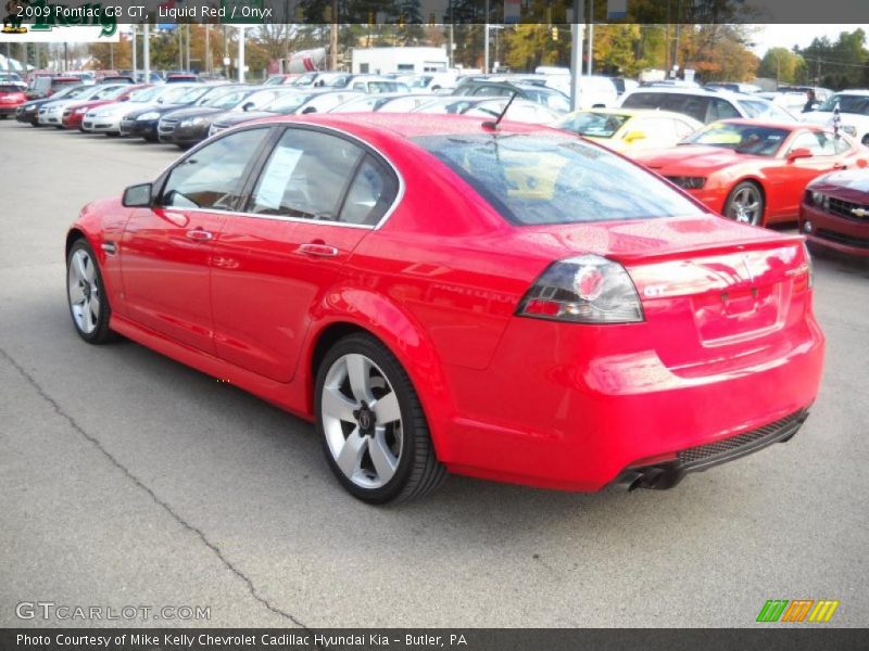 Liquid Red / Onyx 2009 Pontiac G8 GT