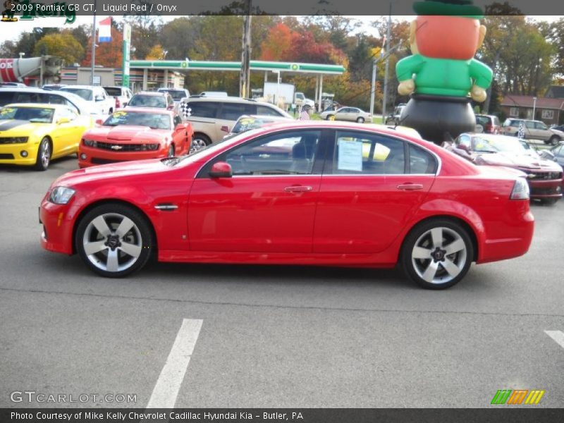 Liquid Red / Onyx 2009 Pontiac G8 GT