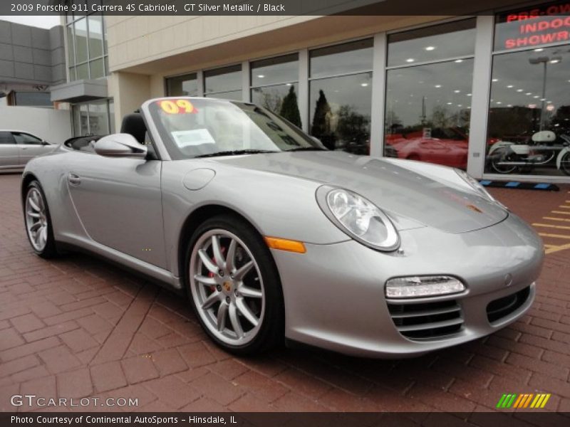 Front 3/4 View of 2009 911 Carrera 4S Cabriolet