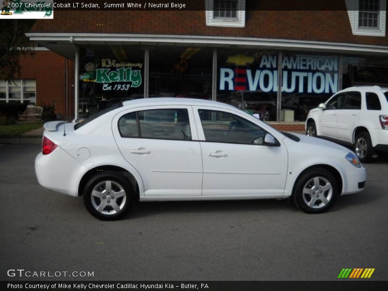 Summit White / Neutral Beige 2007 Chevrolet Cobalt LT Sedan