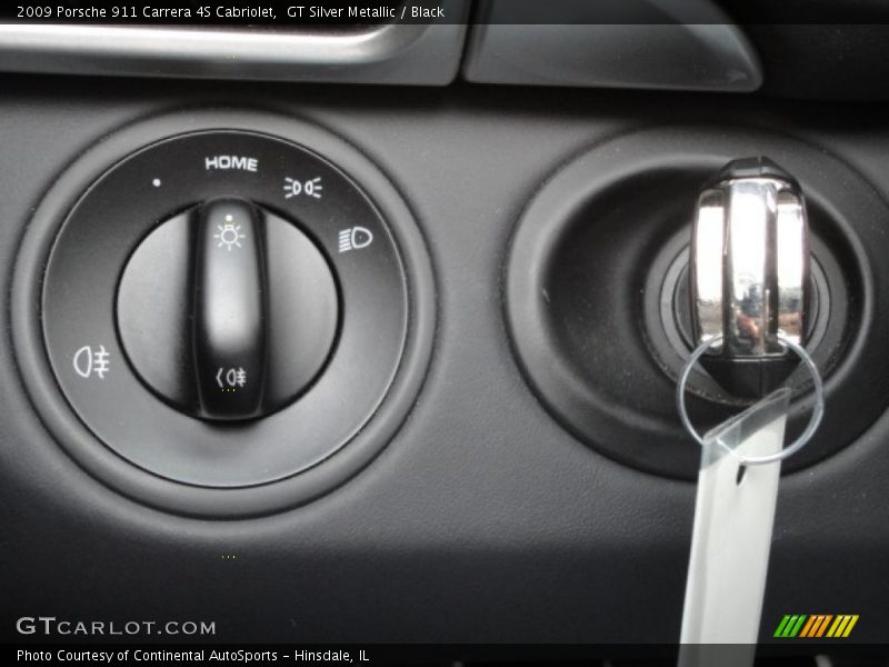 Controls of 2009 911 Carrera 4S Cabriolet