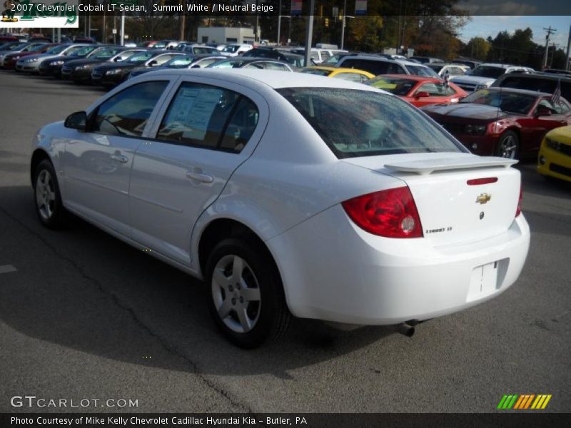 Summit White / Neutral Beige 2007 Chevrolet Cobalt LT Sedan
