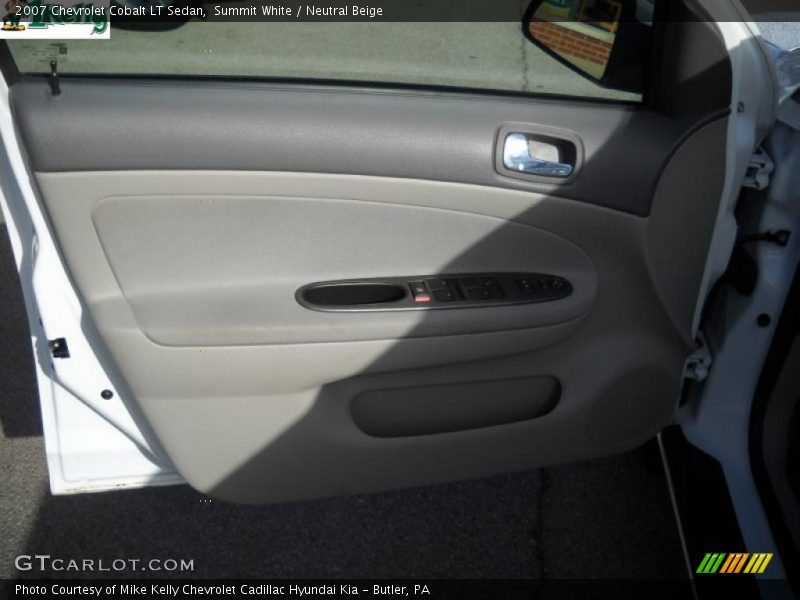 Summit White / Neutral Beige 2007 Chevrolet Cobalt LT Sedan