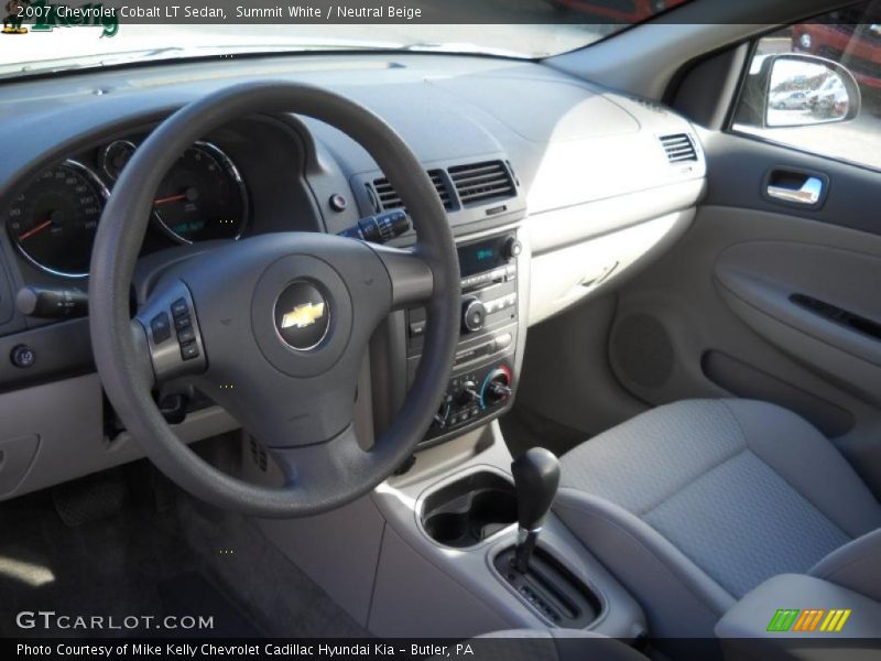 Summit White / Neutral Beige 2007 Chevrolet Cobalt LT Sedan