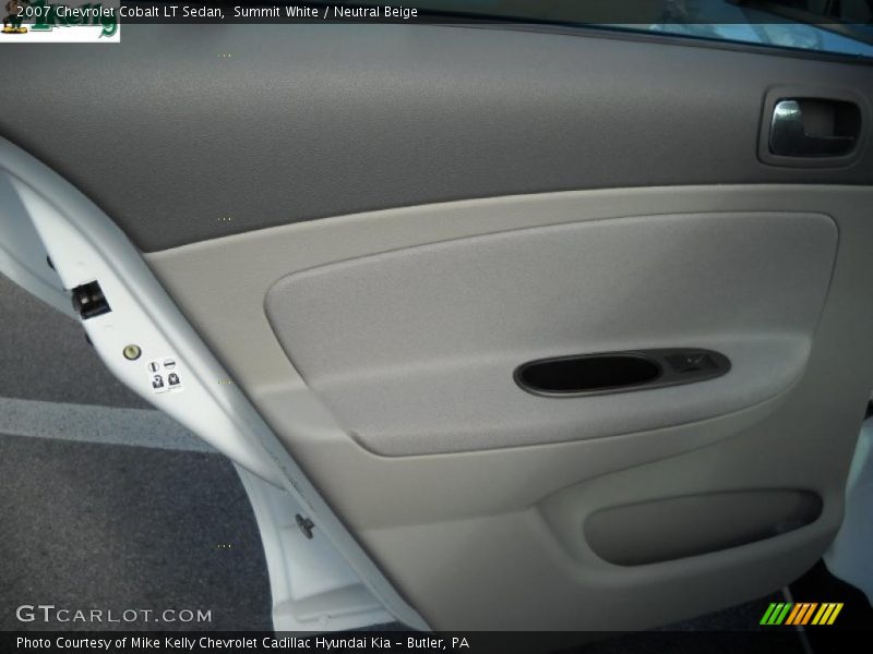 Summit White / Neutral Beige 2007 Chevrolet Cobalt LT Sedan