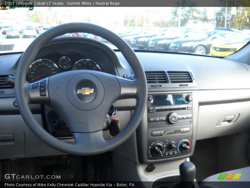 Summit White / Neutral Beige 2007 Chevrolet Cobalt LT Sedan