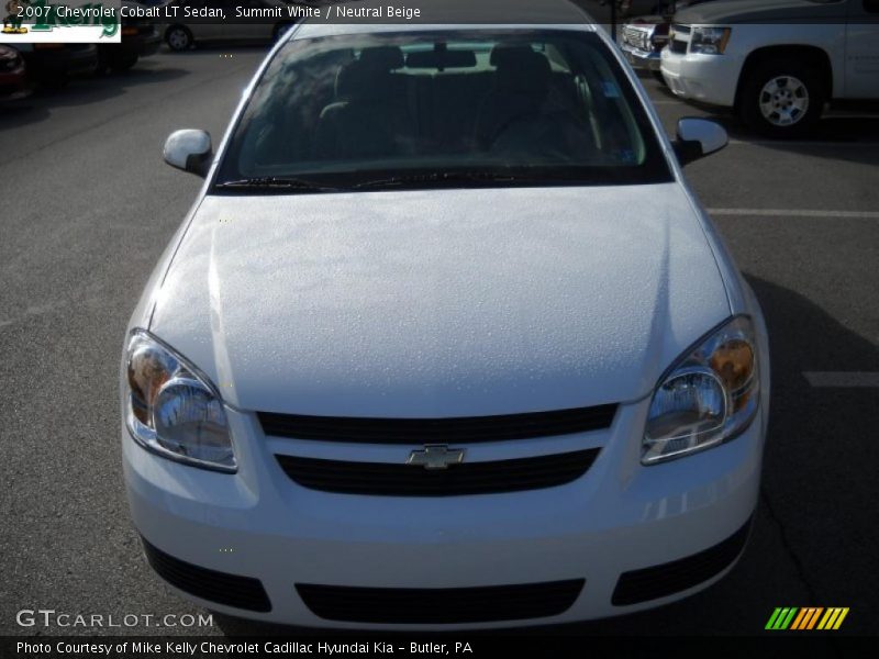 Summit White / Neutral Beige 2007 Chevrolet Cobalt LT Sedan