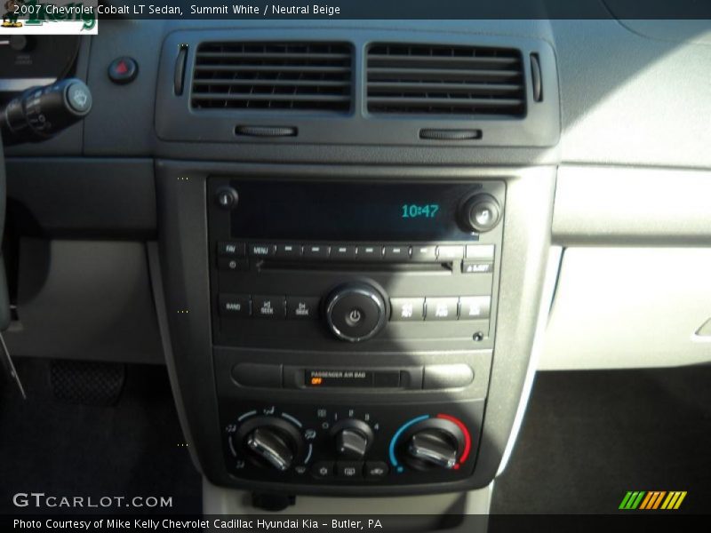 Summit White / Neutral Beige 2007 Chevrolet Cobalt LT Sedan