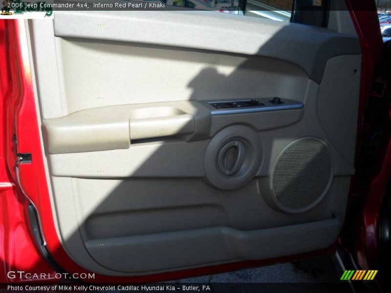 Inferno Red Pearl / Khaki 2006 Jeep Commander 4x4
