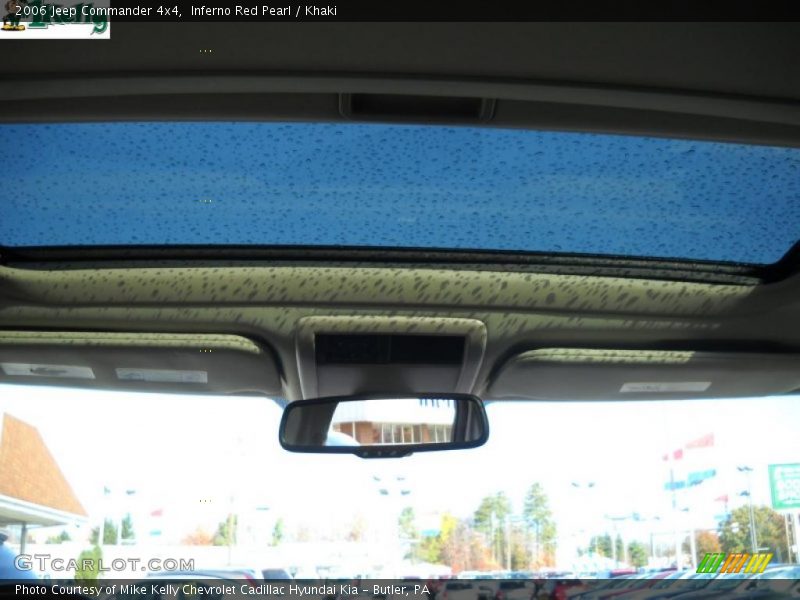 Inferno Red Pearl / Khaki 2006 Jeep Commander 4x4