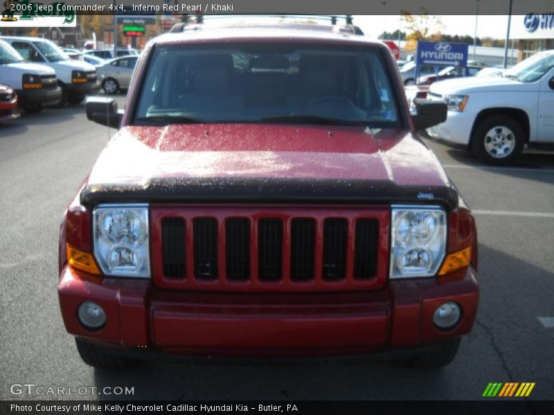 Inferno Red Pearl / Khaki 2006 Jeep Commander 4x4