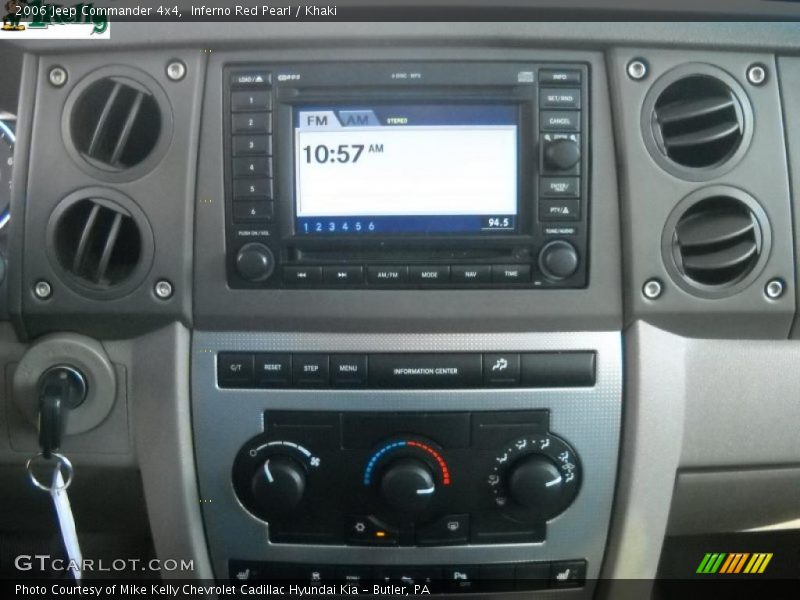 Inferno Red Pearl / Khaki 2006 Jeep Commander 4x4